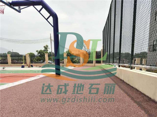 透水胶粘石价格，透水胶粘石路面