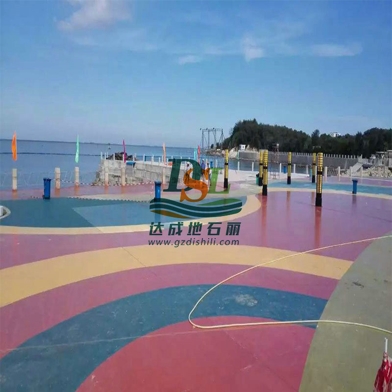 海滨广场彩绘石项目