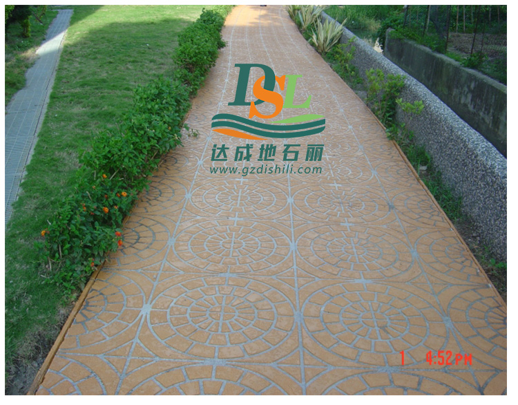 3d立体纸模彩绘地坪，彩绘石艺术地坪市政路面防滑地坪